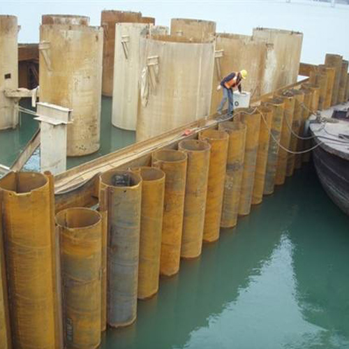 临沧钢护筒现场安装